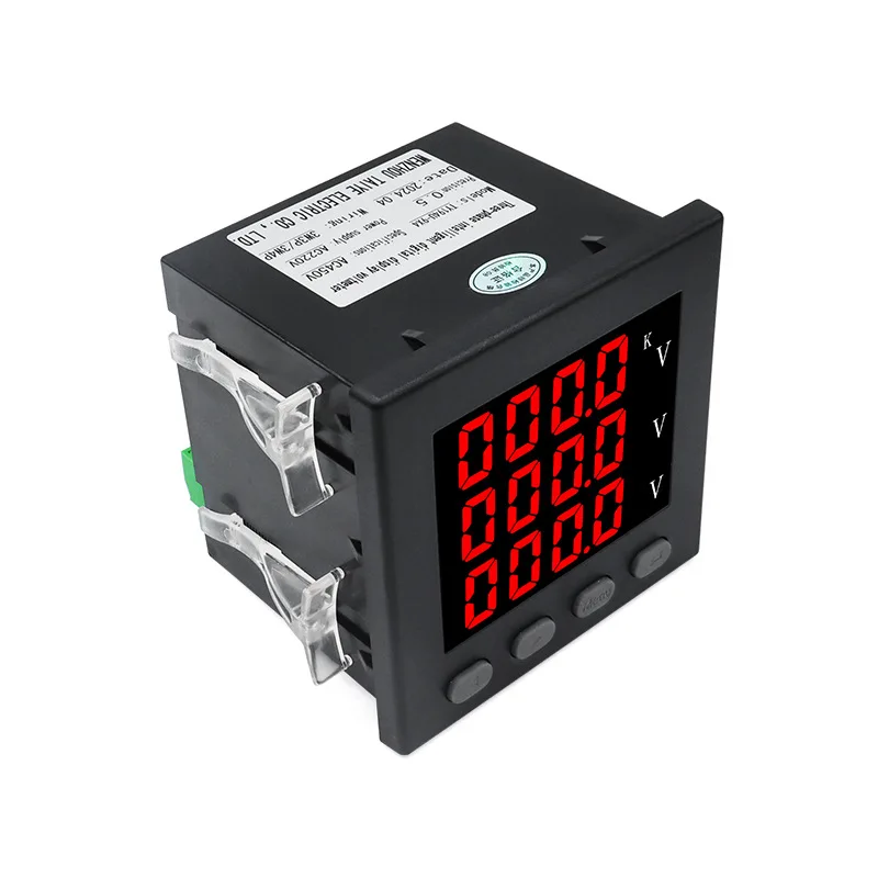 TY194U-9X4 three-phase voltmeter LED screen display programming power meter intelligent digital display meter 96 * 96mm