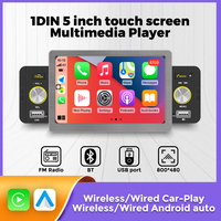 5 Inch Touch Screen Wireless Carplay Android Auto Car Radio 1Din MP5 Player Autoradio Stereo For Car Universal Multimedia Player