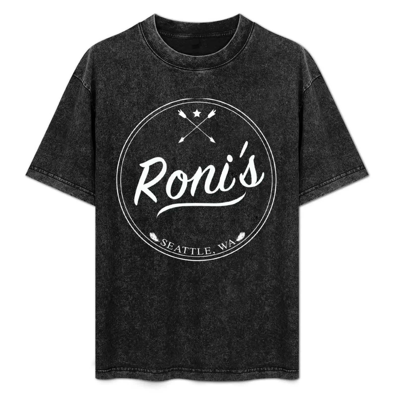

OUAT | Roni's Bar (White) T-Shirt luxury designer gifts for boyfriend luxury t-shirt Clothing vintage t shirt men
