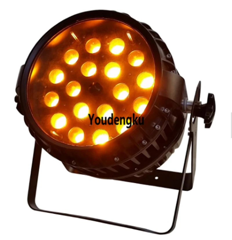 2 pieces led waterproof dj par zoom light 18x15w rgbwa ip65 par led zoom performance shows lighting