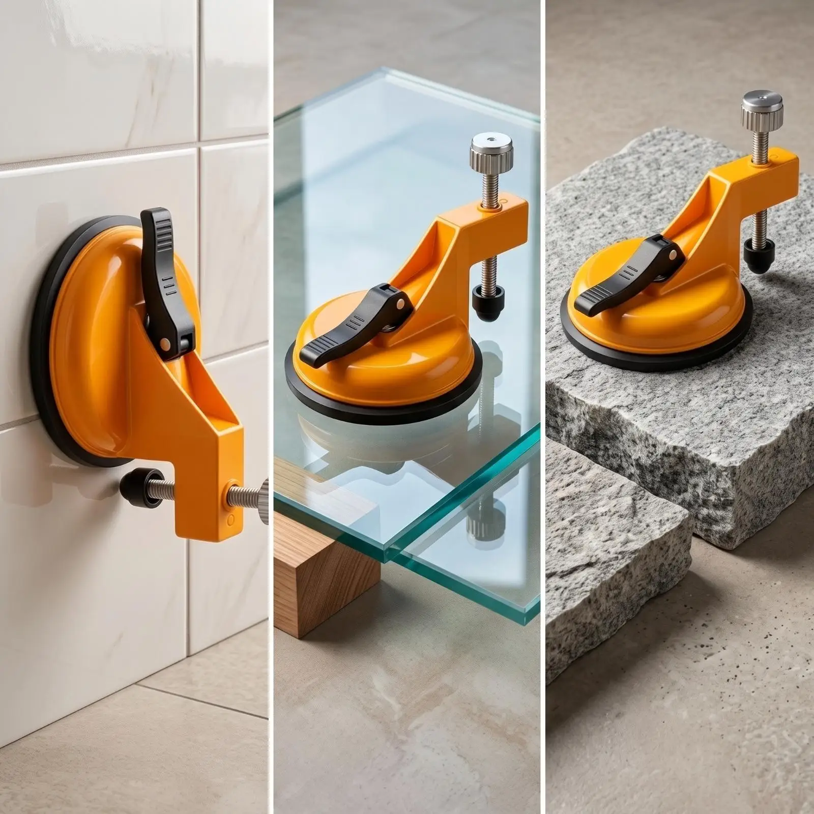 Tile Leveler Suction Cup Tool for Ceramic Glass Wood Board Positioning and Height Adjustment