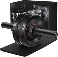 AB Roller Wheel - Ab Roller for Abdominal Workout and Core Strength Training, Portable Ab Wheel Roller Exercise for Men Women Fi