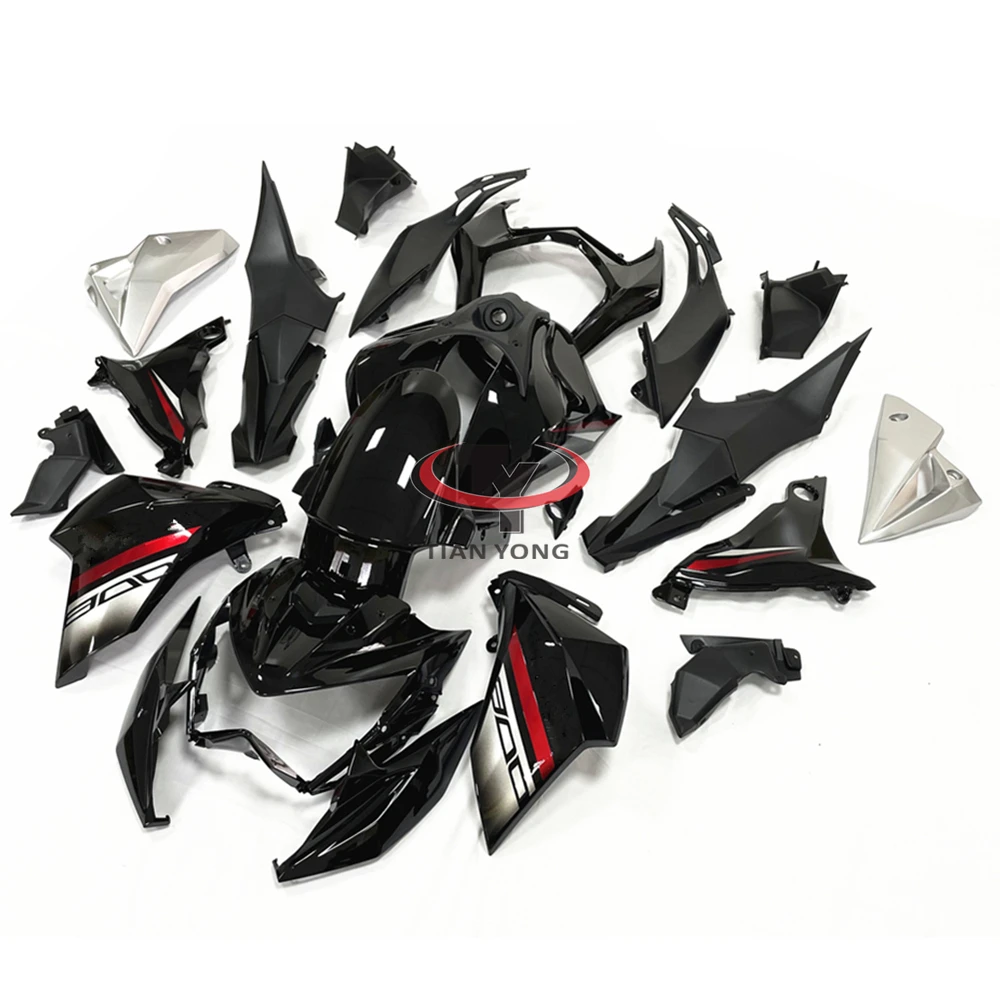 Motorcycle For Z800 2013 2014 2015 2016 Full Fairing Kit Bodywork Cowling Injection Red and black floral lines