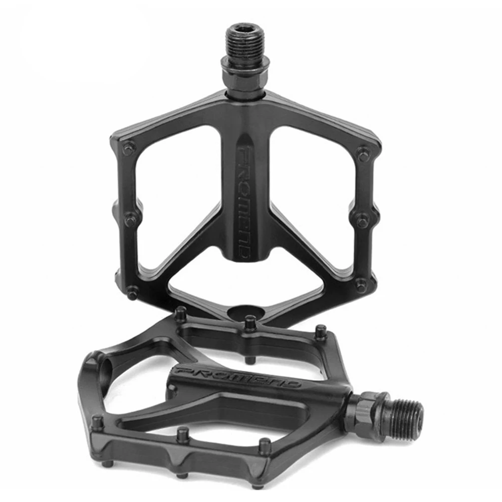 

1 Pair Mountain Bike Pedals Lightweight Aluminum Alloy Large Tread Non Slip Strong Grip Suitable Increase Friction Safe