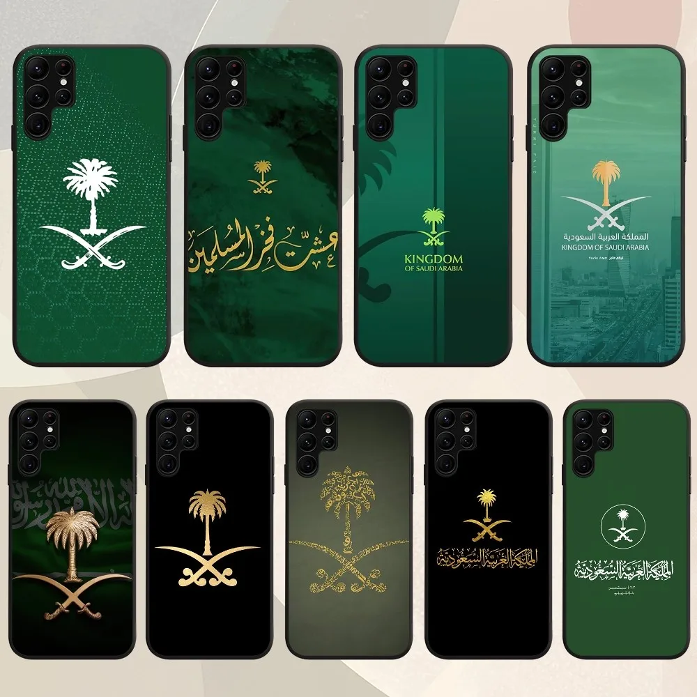 Kingdom of Saudi Arabia Flag Phone Case For Samsung Galaxy S24 S21 10 Plus S22 S30 Note S23 Lite 20 FE Ultra Shell