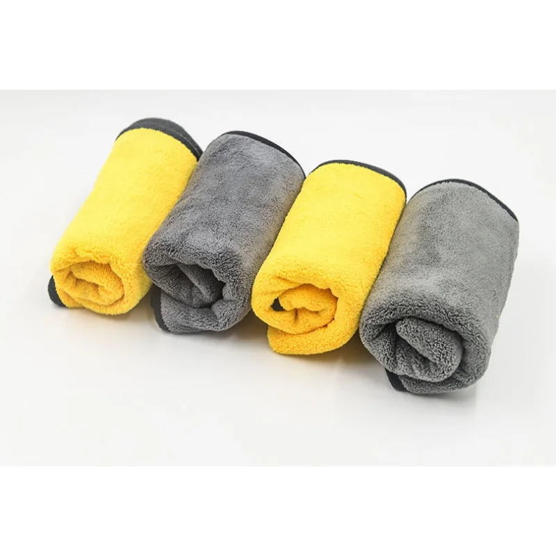 Thick Double Layer Microfiber Towels 5
