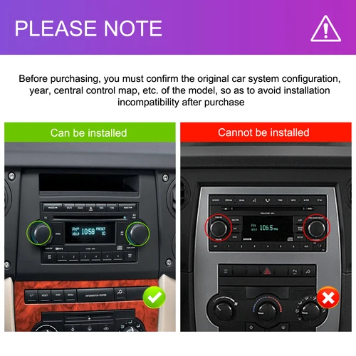 Imagen 2 del producto LeeKooLuu-Radio con GPS para coche, reproductor Multimedia con Android, 2 + 64G, Bluetooth, Wifi, inalámbrico, Carplay, para Jeep Chrysler 300C