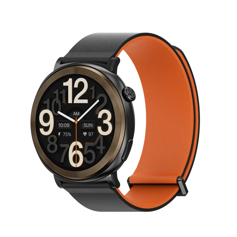 IMIKI Hole 2 Smart Watch 1.43inch Amoled Screen BT Call Fitness Tracker Heart Rate Blood Pressure Monitor Waterproof Smart Wrist