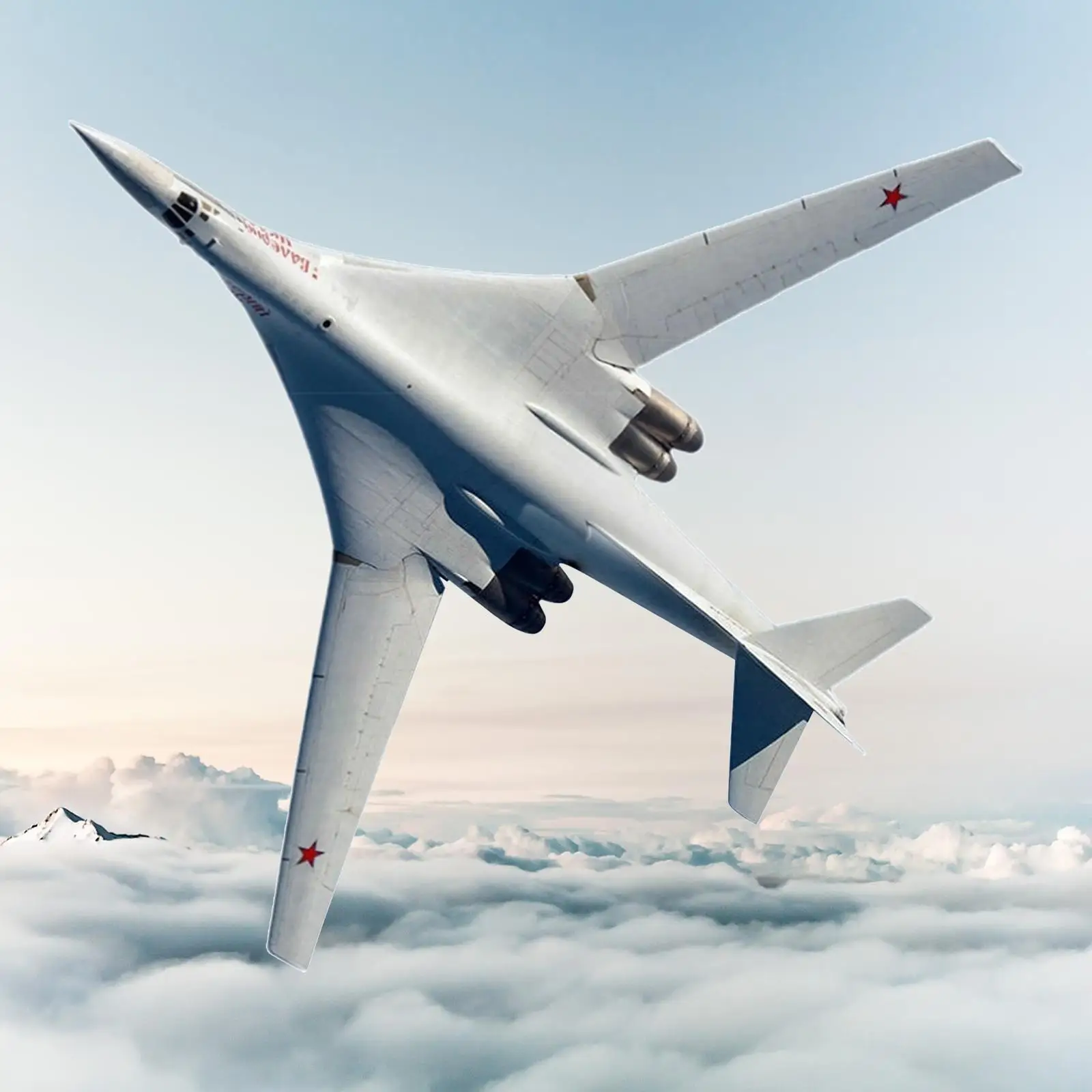 نموذج روسي Tu-160 قاذف استراتيجي حلي ثابتة منتج محاكاة الجسم من سبيكة بدون حامل مناسب جدًا