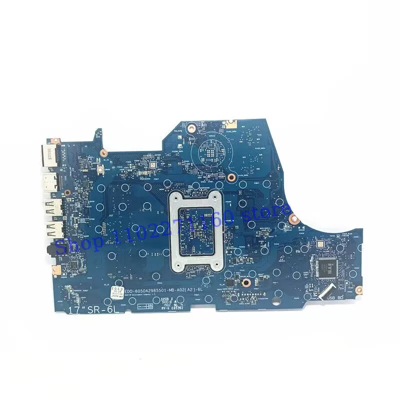L63555-001 L63555-601 для HP 17-CA с материнской платой процессора A4-9125/A6-9225 6050A 2985501 -MB-A02(A2) Материнская плата ноутбука 100% протестирована хорошо