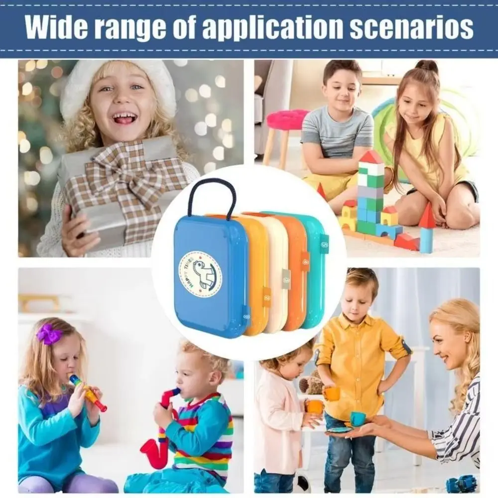 Folding Busy Cube with Mirror Puzzle Multifunctional Stacking DIY Montessori Sensory Board Birthday Party Decor