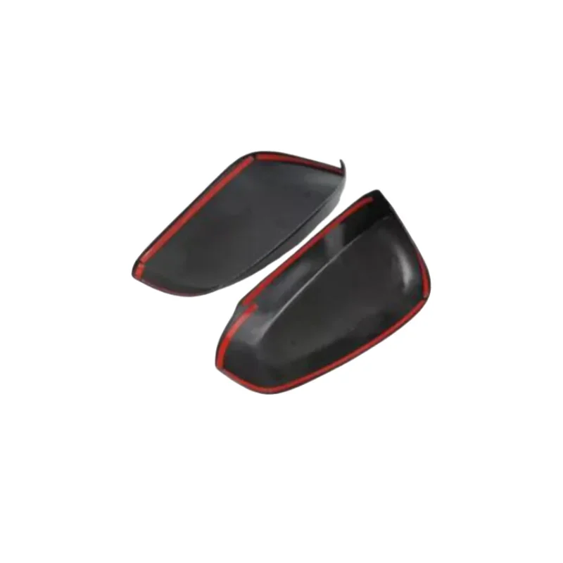 Glossy Black Side Rearview Mirror Cap Cover Trim For Toyota BZ4X 2022 2023 2024