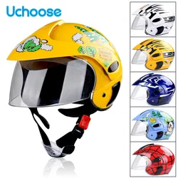 Children's Bickcles Protectiv Helmet Moto Protection Carton Safety Helmets For Kids 3~9 Years Old Child Motocross Scooter Sports