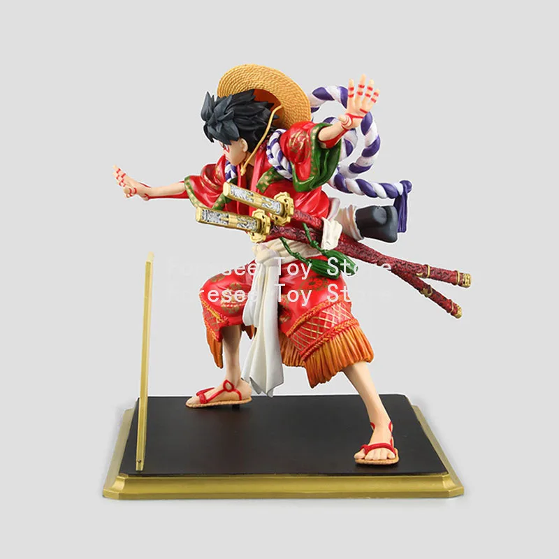 새로운 18.5cm 가부키 몽키 D 루피 피규어 원피스 애니메이션 피규어 PVC 컬렉션 데스크탑 장식 어린이를위한 최고의 선물