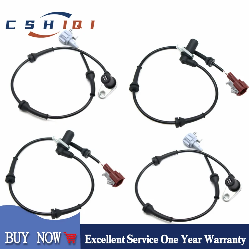 47911-8H300 4PCS Front Rear Left/Right ABS Wheel Speed Sensor For Nissan X-Trail T30 2.0 47910-8H300 47901-8H300 47900-8H300