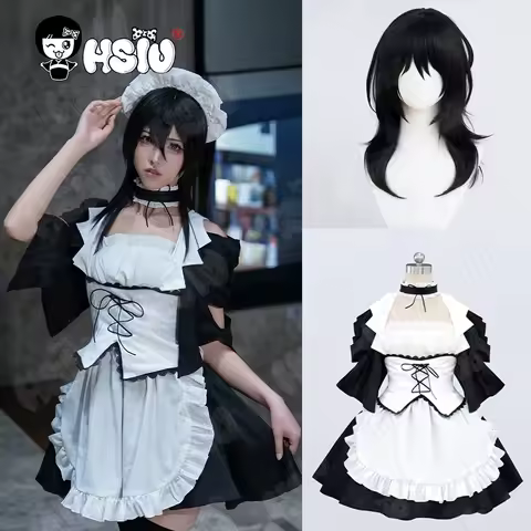 Ayuzawa Misaki Cosplay Costume Wig Fiber synthetic wig「HSIU」Black Short Wig Maid Lolita Dress Anime Kaichou wa Maid sama Costume