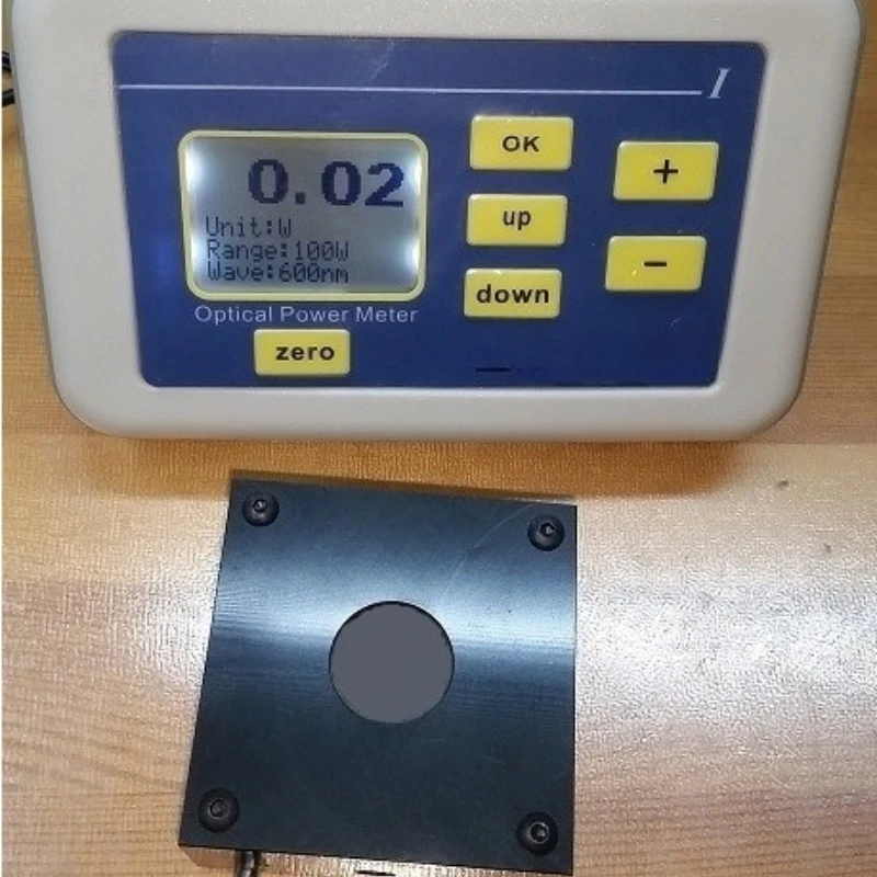 

Laser Power Meter 0.5W-50W Range 10mW Resolution