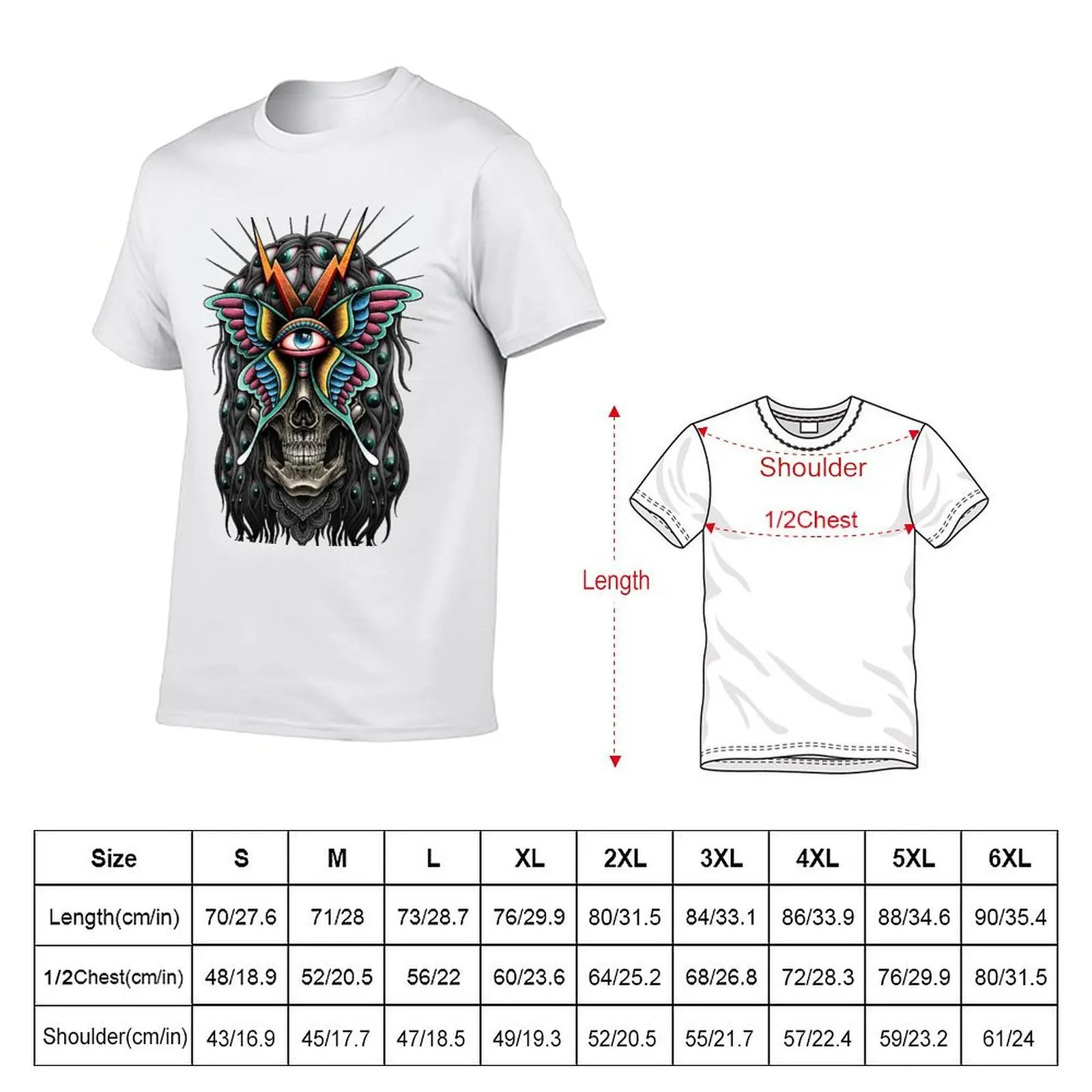 The Cursed Butterfly and the Demon Eye #1 T-Shirt t shirts for man graphic tees cotton t shirt man T-Shirt