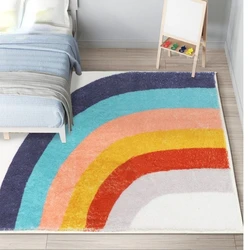 Soft Fluffy Thick Plush Carpets Cartoon Children's Room Decoration Rug Large Area Bedroom Decor Carpet Simple Living Room Rugs