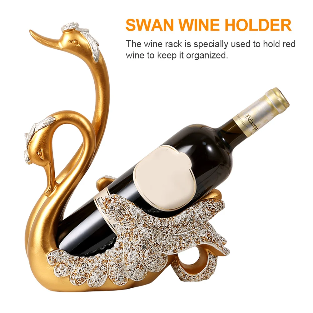 

Luxury Resin Rack Tabletop Accessories Stunning Visual Experience Storage Organizer Red Wine Beverage Bottle Display