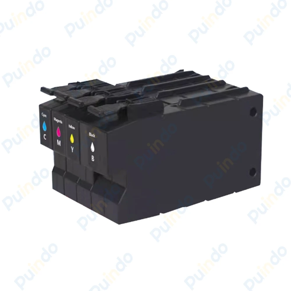 1Set4PCS Compatible CMYK Oil Based Ink with Chip for Ricoh MP CW2200 CW2201 Wide Format Color Plotter Printer