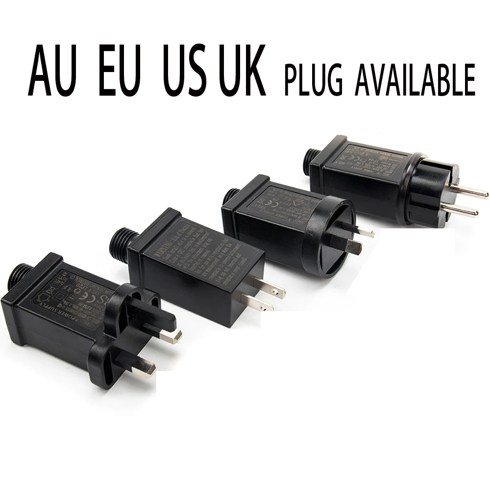 200M 2000LED Garden Outdoor Christmas String Lights Bulbs Waterproof Plug Fairy Lights Led String Tree Room Wedding Party Decor