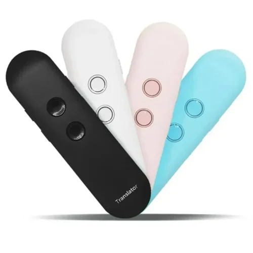 Imagen 2 del producto Traductor inteligente inalámbrico portátil 2024 T4, 40 idiomas, traductor de voz instantáneo bidireccional en tiempo Real, aplicación Bluetooth en varios idiomas