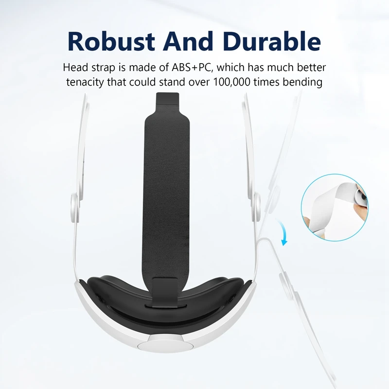 Bande de Sauna Elite de Remplacement pour Méta Quest 3, Modèle Amélioré, Confortable à vitation, Réglable, Facile à Décompression, Équipement Durable