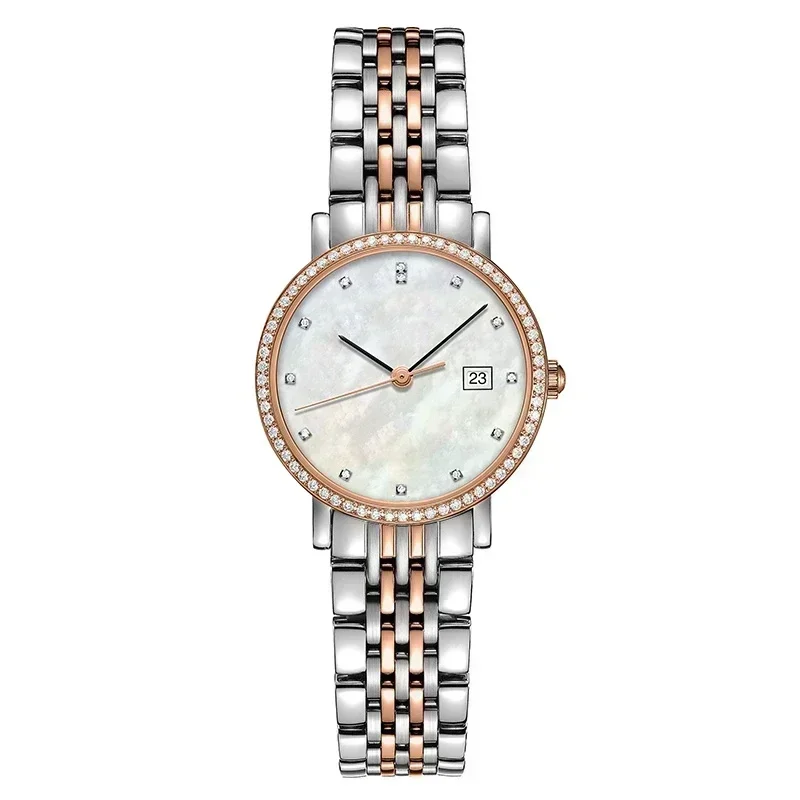 

Luxury New Ladies Mechanical Watch Rose Gold Diamond Automatic Diamonds Bezel Reloj Hombre