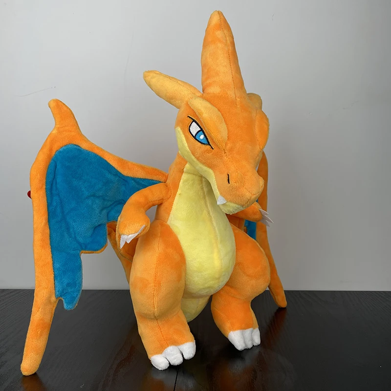 

Плюшевая кукла Pokemon Charizard XY, мультяшное животное, мягкая игрушка, дракон, кавайный декор для комнаты, коллекция, Рождественский подарок на де...
