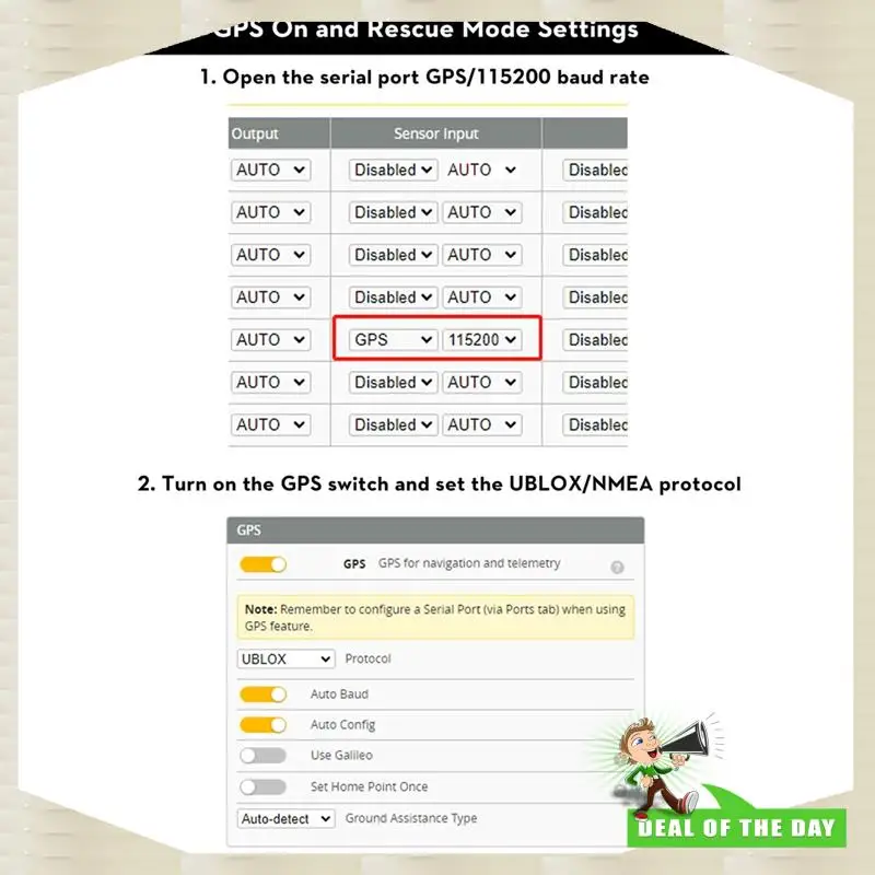 تسليم خلال 24 ساعة لطائرة بدون طيار FPV QMC5883L 72 وحدة GPS لقناة البحث لـ FLYWOO GOKU GM10 Pro V3 مع بوصلة