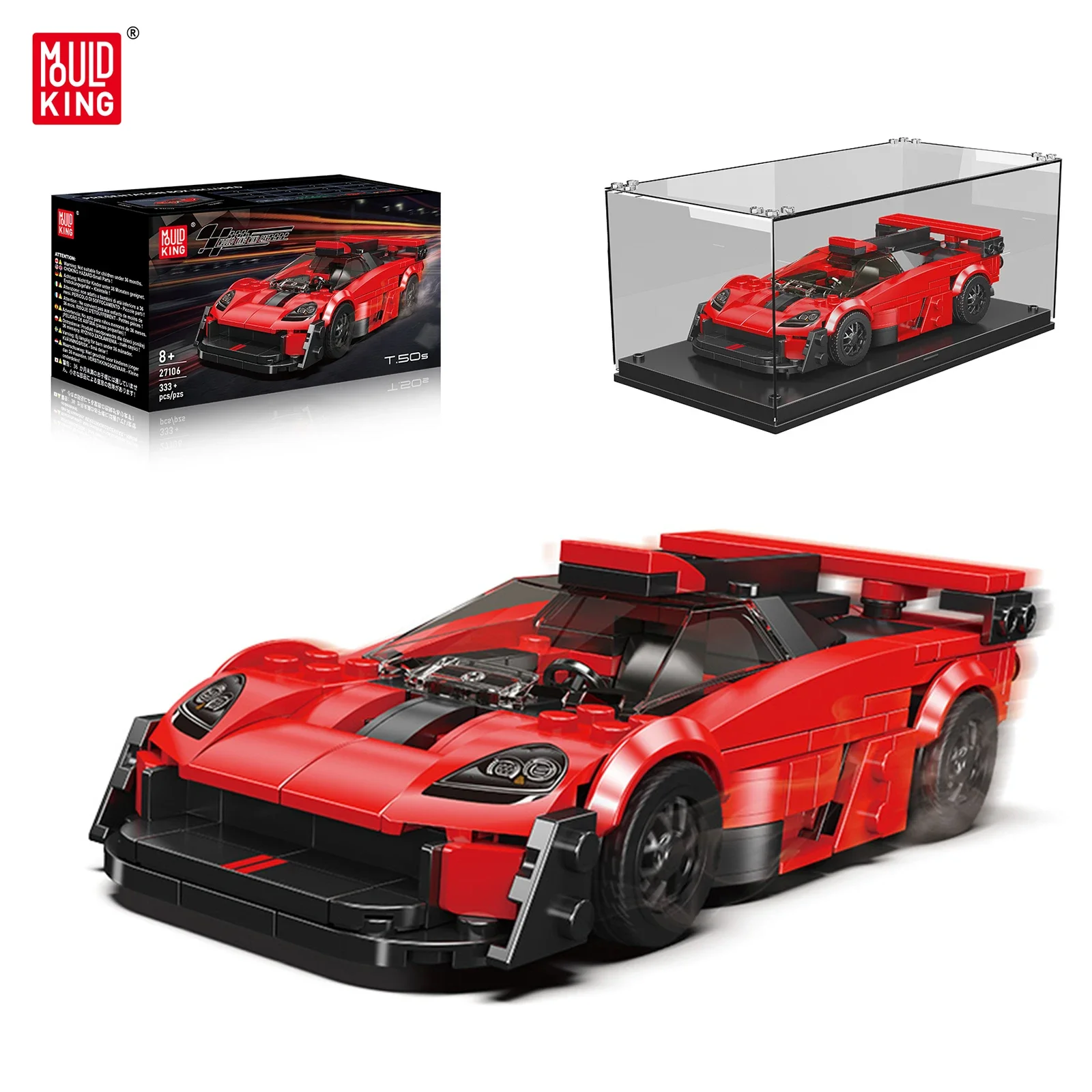 

MOULD KING 27106 333pcs Mini Car Series Building Blocks Compatible with Major Brands