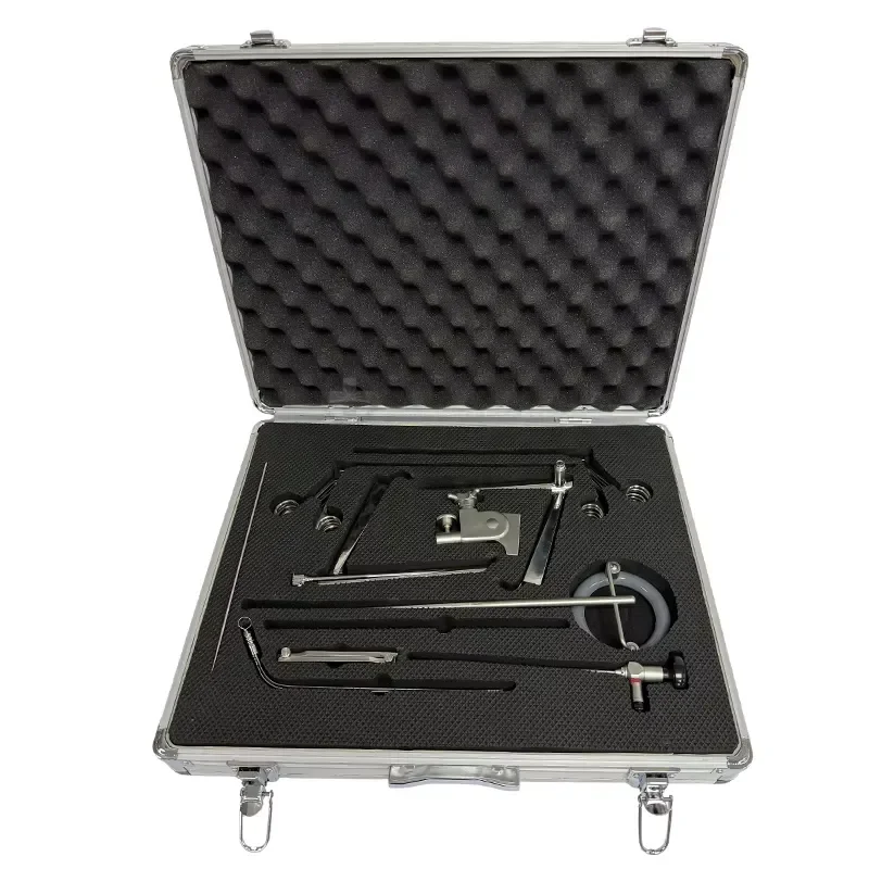 DY SY-P131-1 Ergonomic Design Self-Retaining Laryngoscope Whole Set Complete Hospital Grade for Surgeries