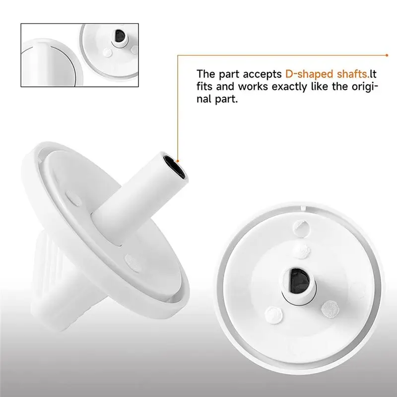 (ABZD) 2X WE01X10160 Timer Knob Parts Washer/Dryer - Replaces AP3207448 PS755794 WE01X10069