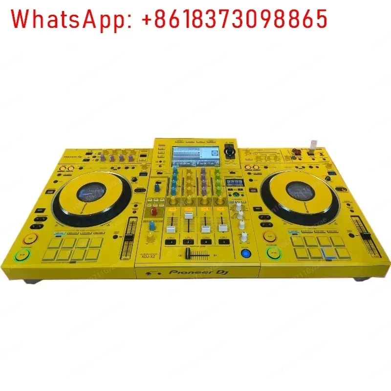وحدة التحكم في فيلم الملصق xdj-xz xdjxz آلة DJ المتكاملة محاطة بالكامل بمواد الكمبيوتر المستوردة والملصقات الخضراء