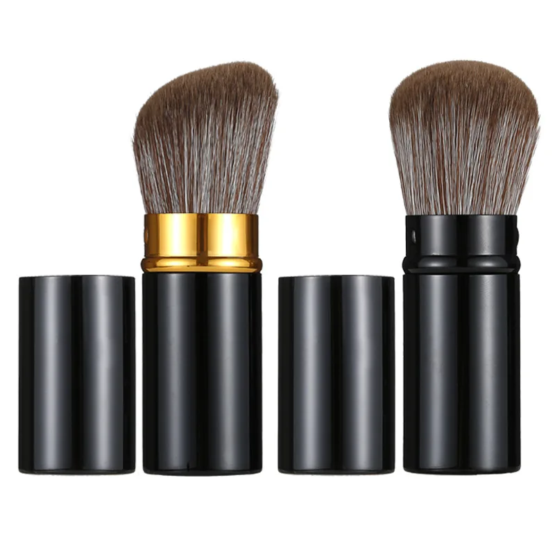 1pcs Retractable Brush Makeup Brush Powder Blusher Loose Powder Brush Mini Multi-function Portable