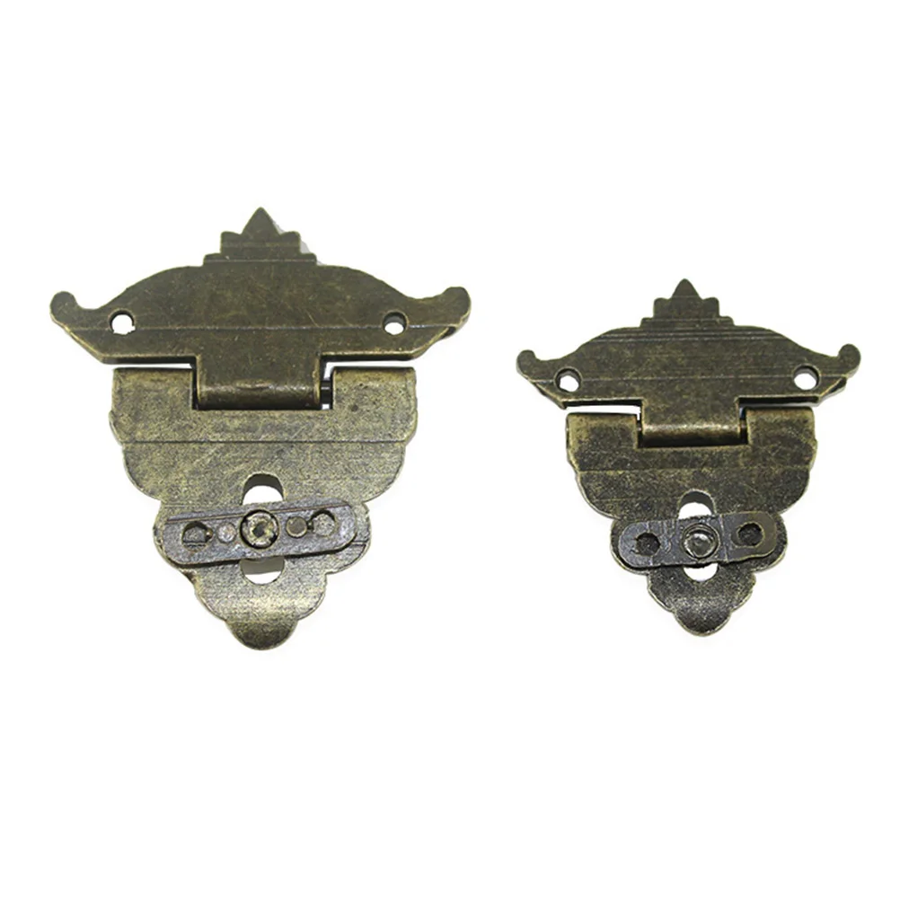 

10pcs Alloy Hasps Clip Clasp Vintage Latch For Wooden Jewelry Case Trinket Box Suitcase Durable Hardware Retro Buckle