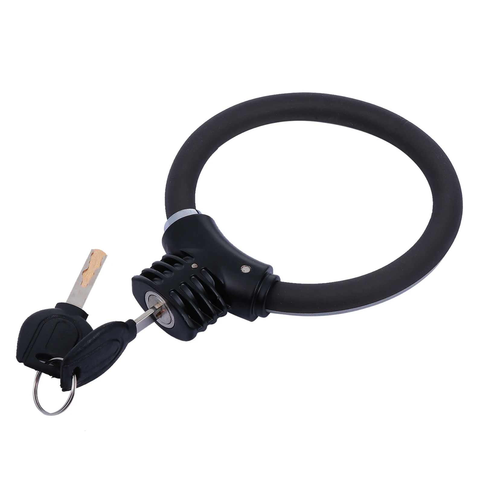 

Bicycle Ring Lock Portable Mini Cable Steel Shaped Anti theft Bike Security Alloy Lock Core Durable Rust Proof Safe Convenient