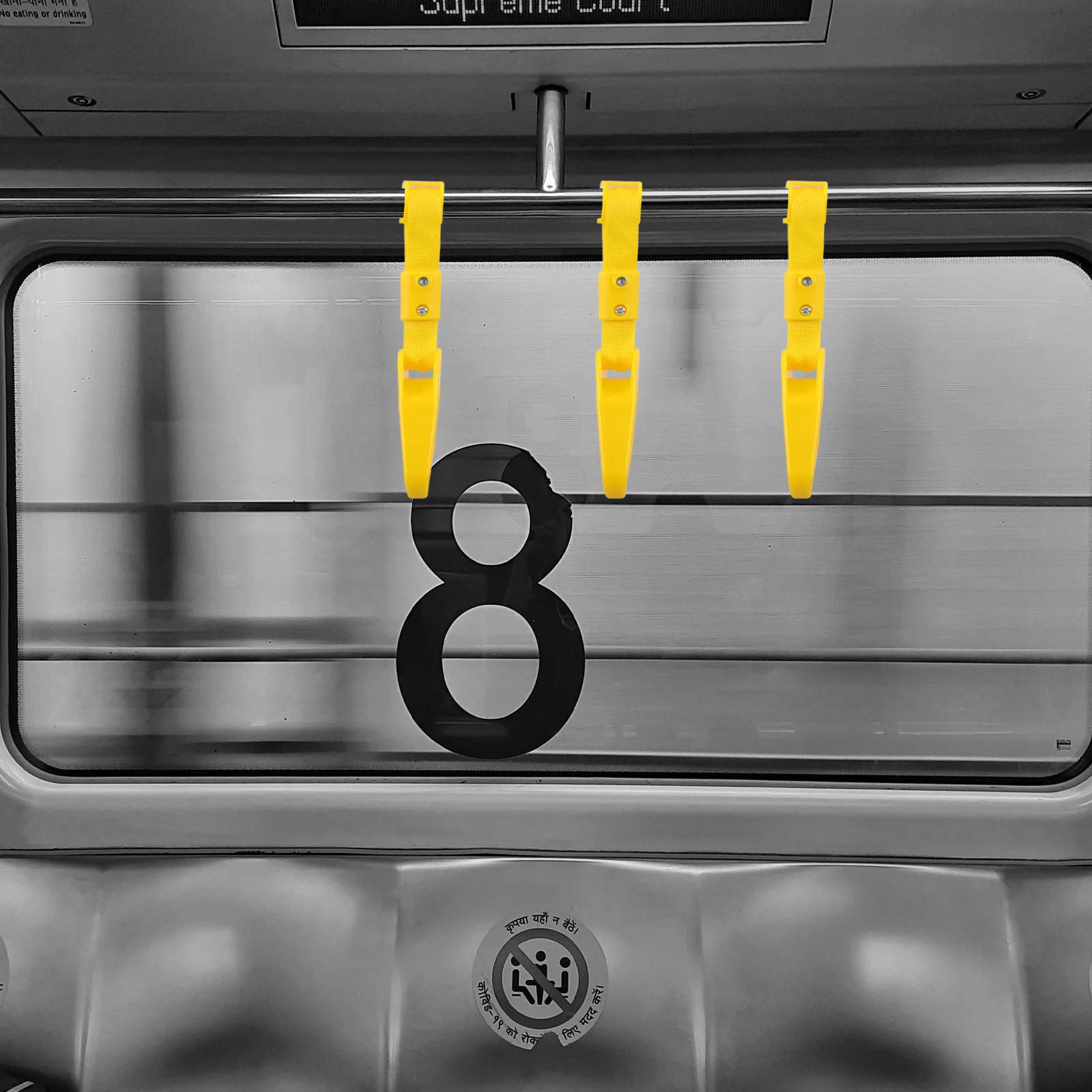 

Bus Handrail Ring Durable Plastic Elderly Assistance Car Door Handle Portable Fitness Aid Stroke Recovery Public Transport