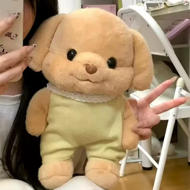 

New Poodle Puppy Doll Plush Toy Cloth Doll Sleeping Pillow Birthday Gift Girl Is A Plush Gift That Both Boys And Girls Love