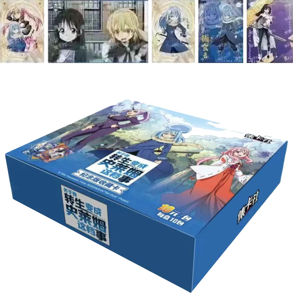 New Anime I Got Reincarnated As A Slime Card Limited Edition Mulu Shizu Milim Shion Anime Character Collectible Card Toys Gifts