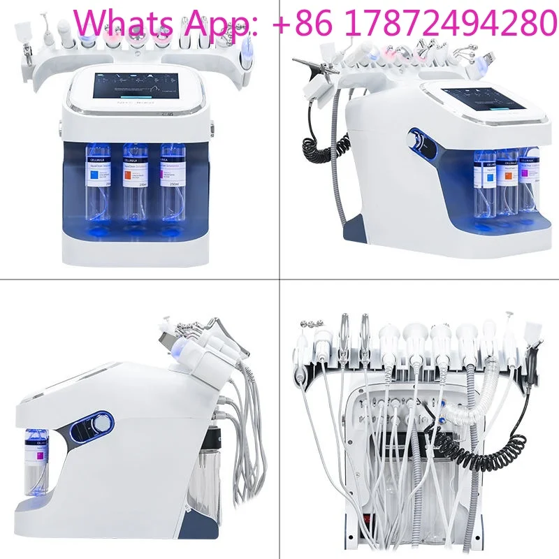 2025 New Design 10-in-1 Hydro Face Solution Machine - Diamond Dermabrasion Bubble Facial Tool