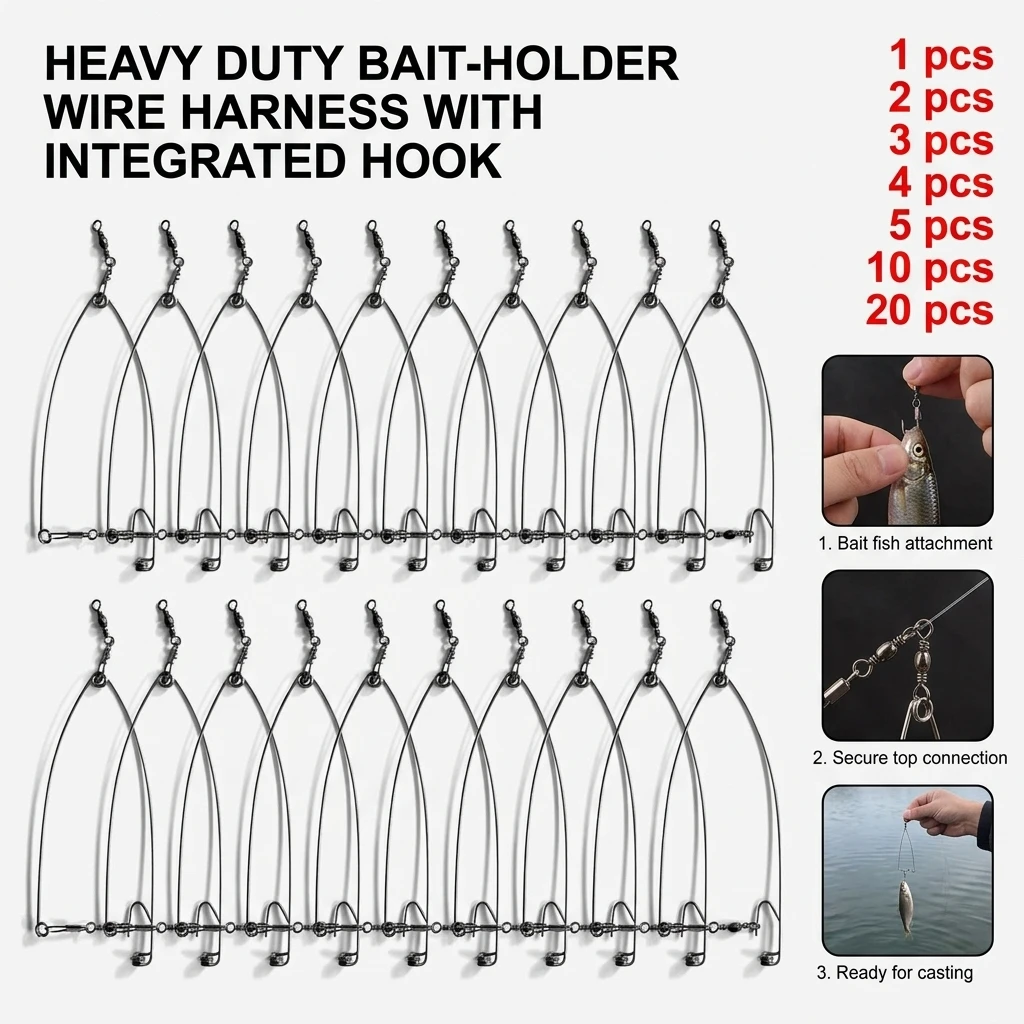 NEW  Automatic Fishing Hook Trigger Spring Fishhook Bait Catch Spring Fishhook Automatic Fishing Trigger Fishing Supplies