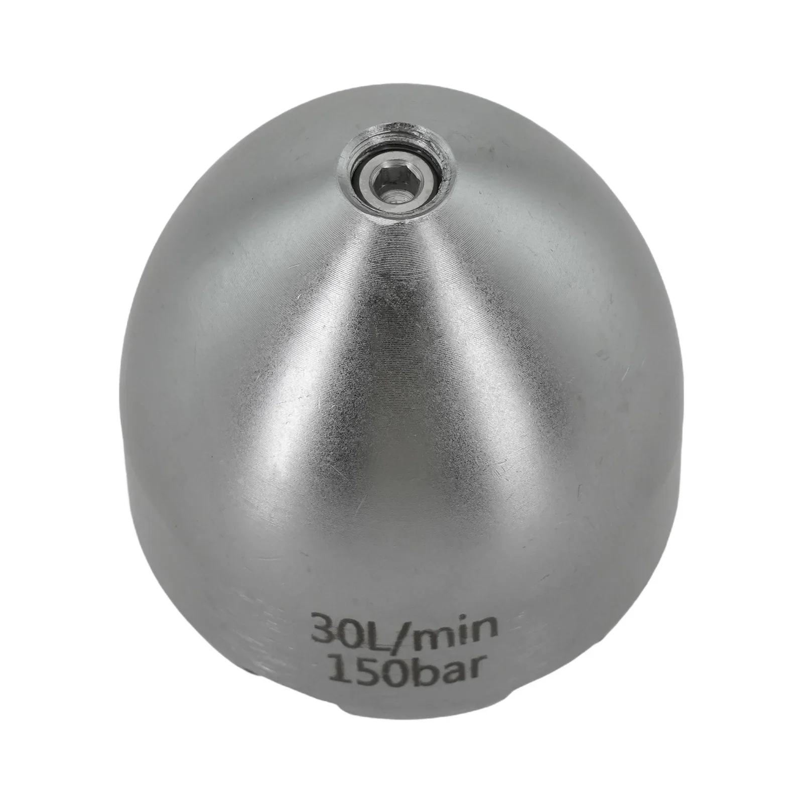 Rotating High Pressure Nozzle With Combined Front And Rear Spray Holes To Remove Mud And Debris In Sewer Cleaning Applications