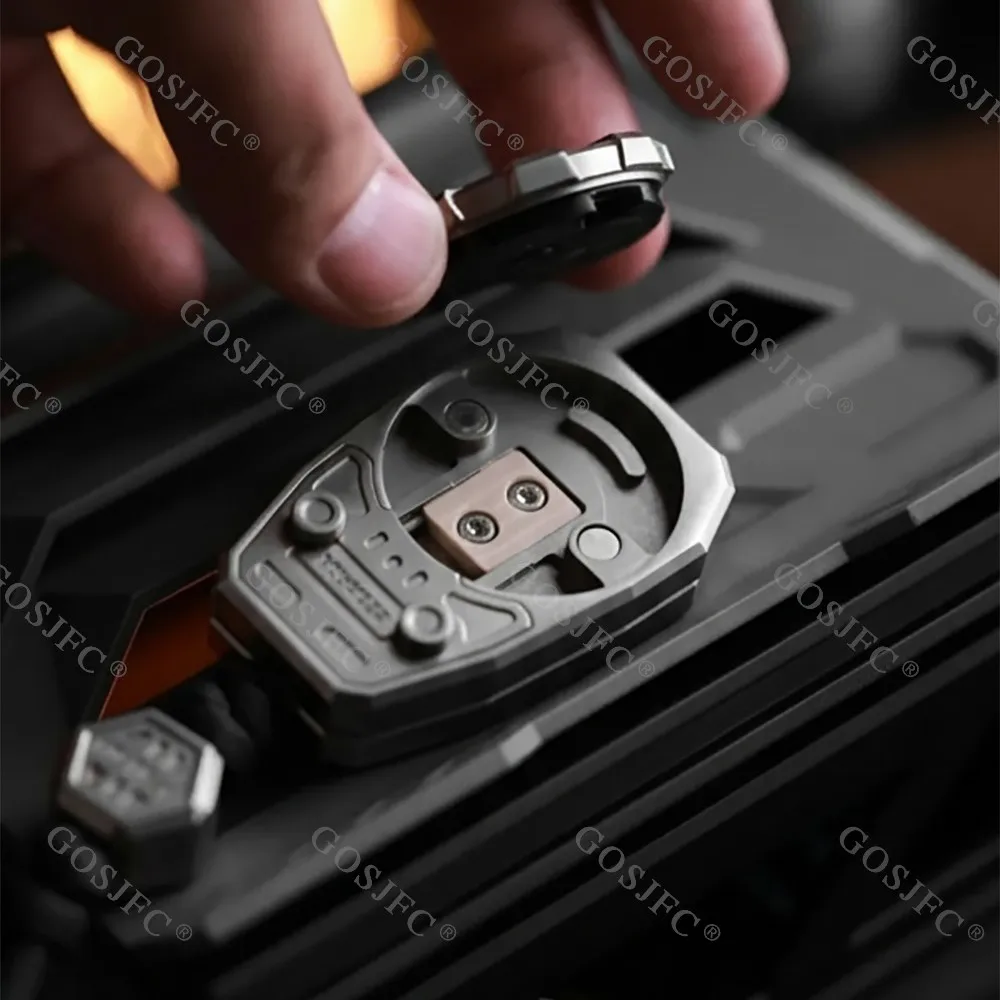 RYAN EDC VOYAGER titane nouvelle couleur Push curseur cliquet Fidget Spinner Fidget jouets pour adultes soulagement de l'anxiété Gadgets jouets de bureau