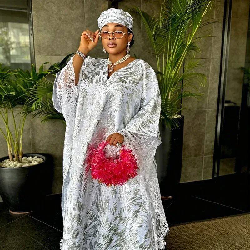 

Plus Size Evening Dresses for Women African Luxury Boubou Gown Elegant Muslim Wedding Party Long Dress Ankara Ladies Clothing