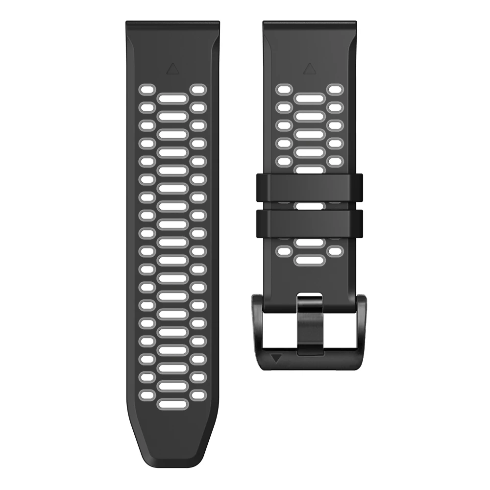 QuickFit 22 mm 26 mm atmungsaktives Sport-Silikonarmband für Garmin Fenix 7X 7 Pro 6X 6 5 5X Plus/Epix 2 47 mm 51 mm Armband-Uhrenarmbänder – Detail 19