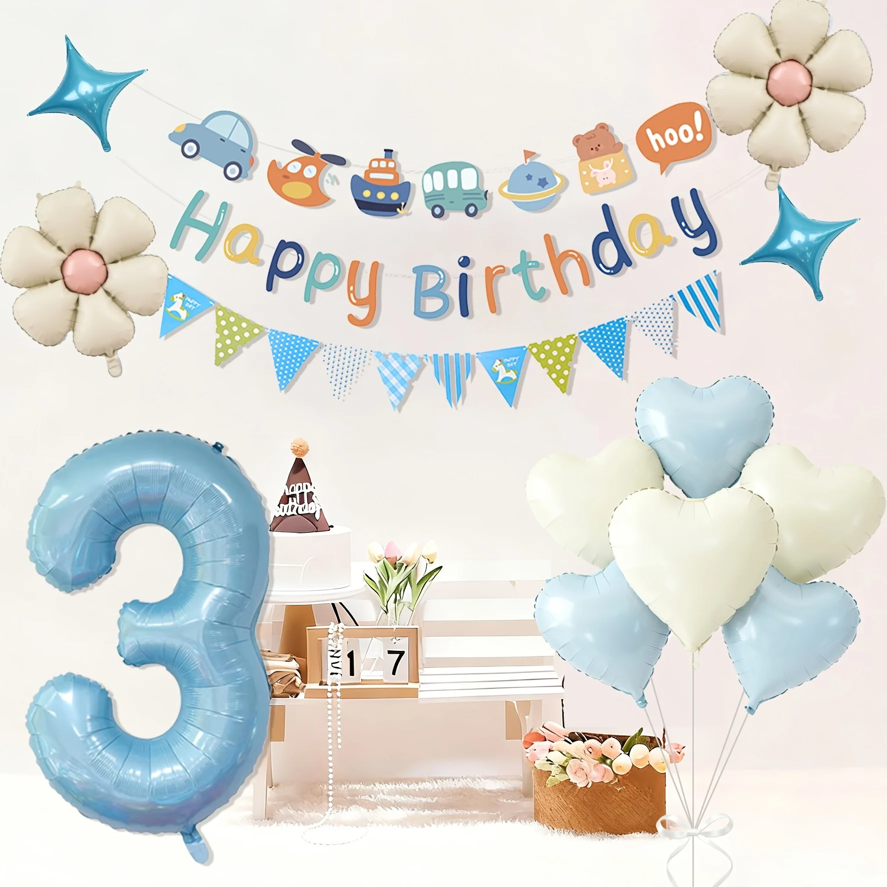 1 Set Banner Selamat Ulang Tah - Car Accessories Banner ulasan dan harga
