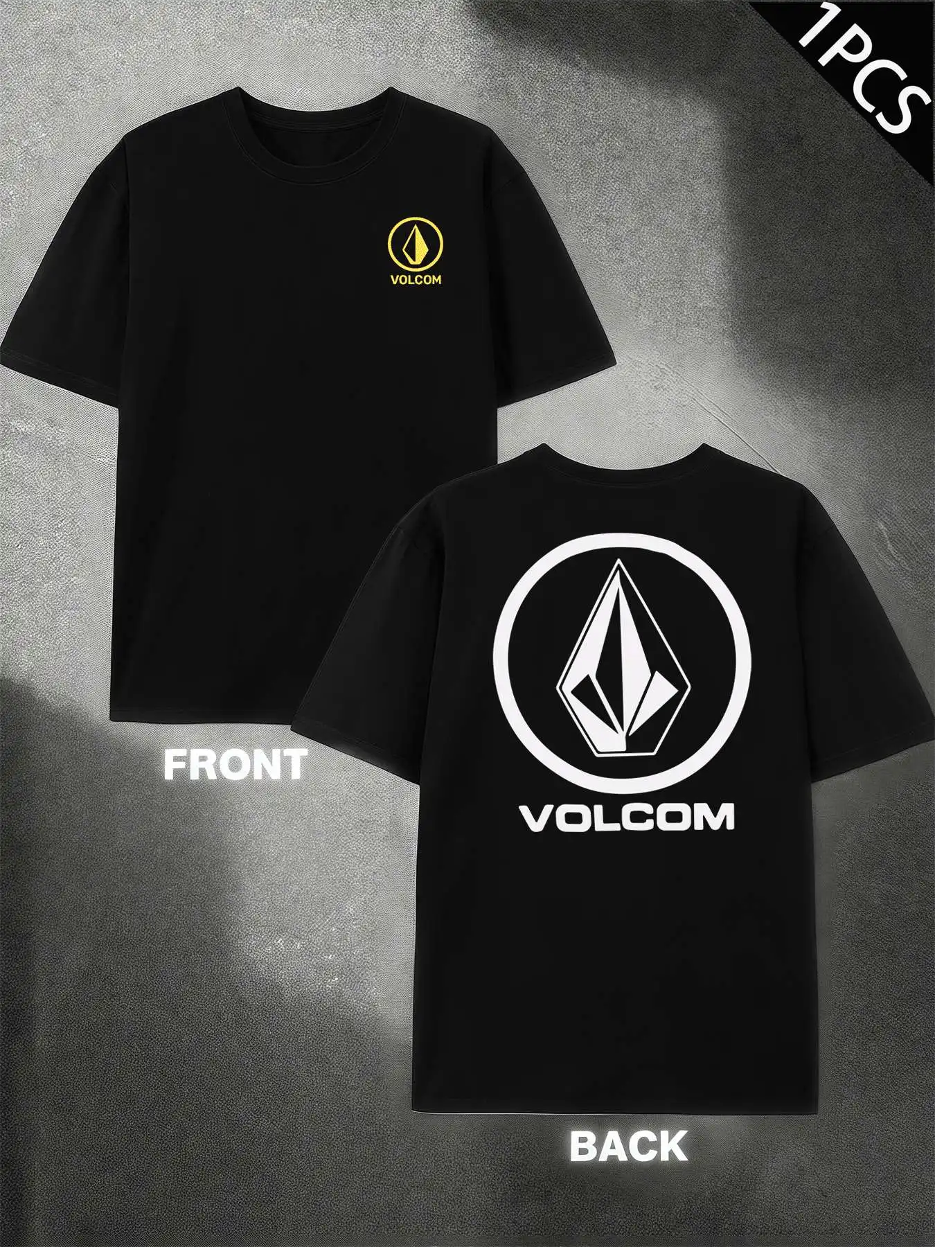 

Graphic Tee Menswear Fashion Men's Double-Sided printed Fashionable Casual Crew Neck 220gsm Pure Cotton T-Shirt