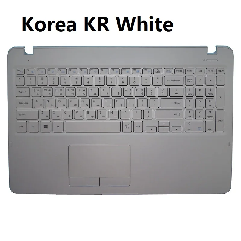 US KR Laptop PalmRest&keyboard For Samsung NP500R5M 500R5M With Touchpad Speaker New